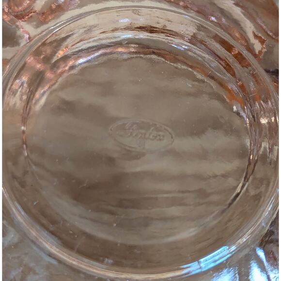 Fenton Dusty Rose Covered Candy / Trinket Dish - Cabbage Rose w/ Butterfly - Picture 6 of 7